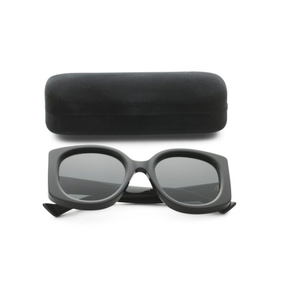 GUCCI Black 53mm Round Sunglasses - Picture 1 of 2